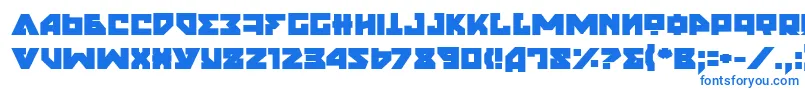 Шрифт NyetExtraBold – синие шрифты на белом фоне
