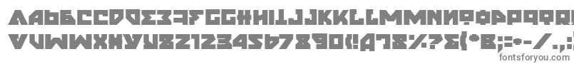 フォントNyetExtraBold – 白い背景に灰色の文字