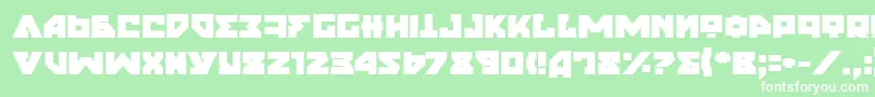 NyetExtraBold Font – White Fonts on Green Background