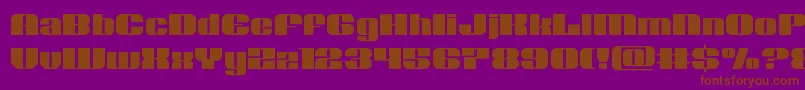 More about Nolocontendre Font Nolocontendre Font – Brown Fonts on Purple Background