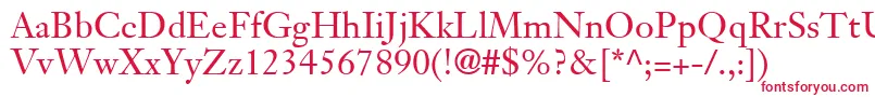 JansonTextLt55Roman Font – Red Fonts