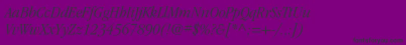More about ItcgaramondstdLtnarrowita Font ItcgaramondstdLtnarrowita Font – Black Fonts on Purple Background