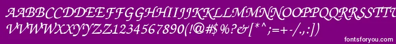 Thahuongh1.1 Font – White Fonts on Purple Background