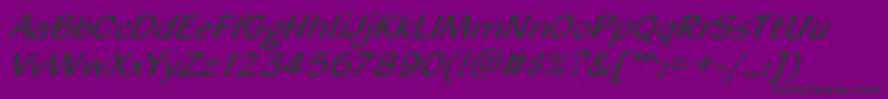 Blacklightd Font – Black Fonts on Purple Background