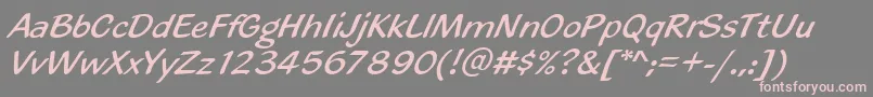 Blacklightd Font – Pink Fonts on Gray Background