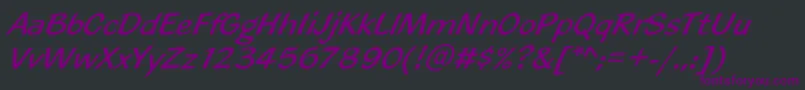 Blacklightd Font – Purple Fonts on Black Background