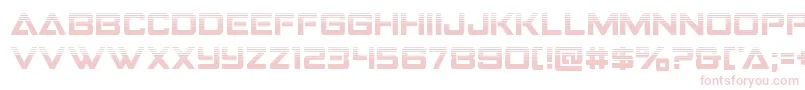 Strikefighterhalf Font – Pink Fonts on White Background