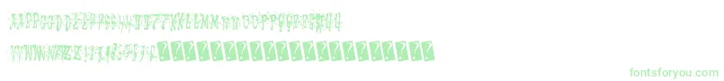 Fonte Stickymad – fontes verdes