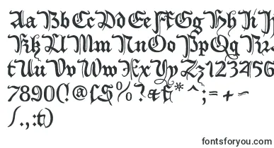 Xiberonne font – medieval Fonts
