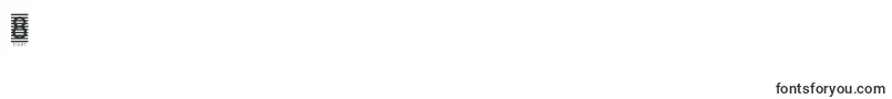 フォントSecure2a – フォント数字8