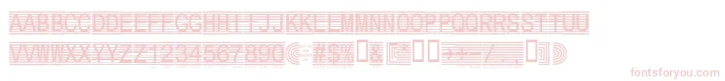 Secure2a Font – Pink Fonts on White Background