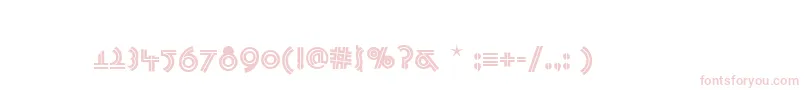 フォントPasadenaDeco – ピンクのフォント