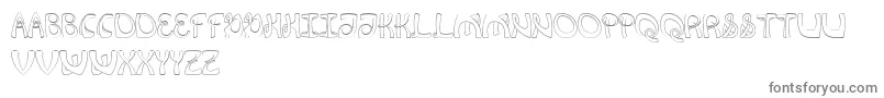 Flexion Font – Gray Fonts on White Background