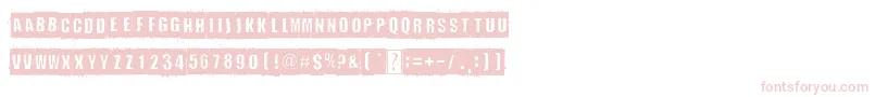 DistortYouALesson-Schriftart – Rosa Schriften