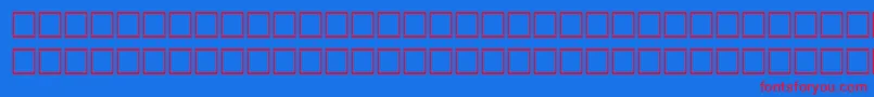 GallantitalRegular Font – Red Fonts on Blue Background
