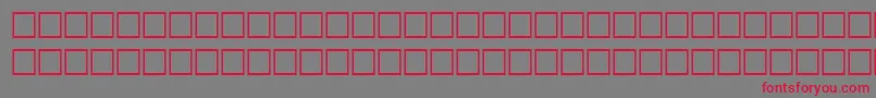 フォントGallantitalRegular – 赤い文字の灰色の背景