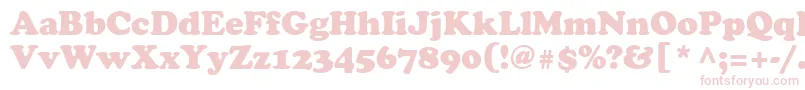 Agcsr Font – Pink Fonts on White Background