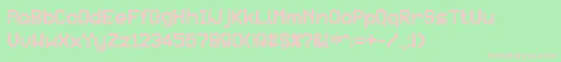 Шрифт Patchcrack – розовые шрифты на зелёном фоне