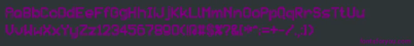 Patchcrack Font – Purple Fonts on Black Background