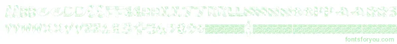 Twinklefingers-Schriftart – Grüne Schriften