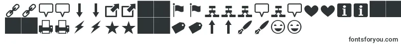 Шрифт HeydingsIcons – йоруба шрифты