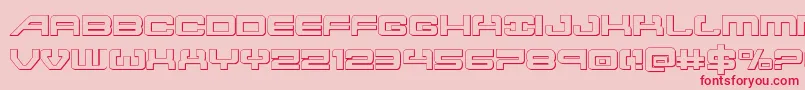 fuente Atlantia3D2 – Fuentes Rojas Sobre Fondo Rosa
